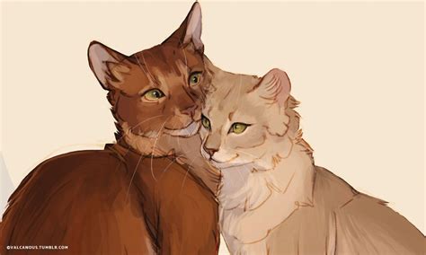 Firestar and Sandstorm | Warrior Cats | Warrior cats books, Warrior cat drawings, Warrior cats ...