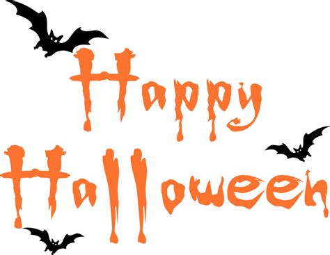 Free Printable happy halloween banner clipart template png images | Funny Halloween Day 2020 ...