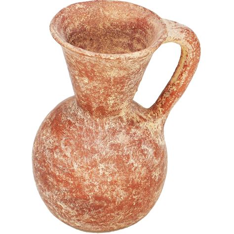 Iron Age Pottery Varnished Red Jug - First Temple Period Dipper