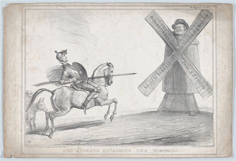 John Doyle | Don Quixote Attacking the Windmill | The Metropolitan ...