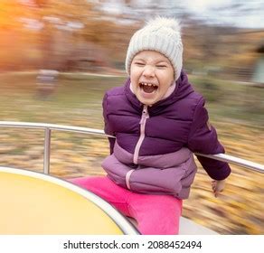 Young Happy Child Merry Go Round Stock Photo 2088452494 | Shutterstock