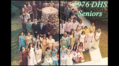 Senior pictures from the 1976 Dublin High School yearbook, The Shamrock. - YouTube