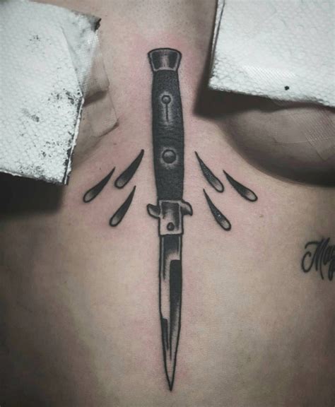 switchblade tattoo - Google Search Knife Tattoo, Hand Tattoo, Sword Tattoo, Dagger Tattoo ...