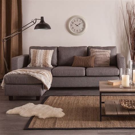 CASA Corner Sofa (Grey) | Grey corner sofa, Futon living room ...