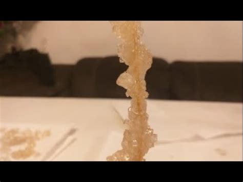 Cristalización de azúcar morena - YouTube