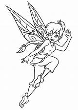 Ausmalbilder Tinkerbell Zum Ausdrucken sketch template
