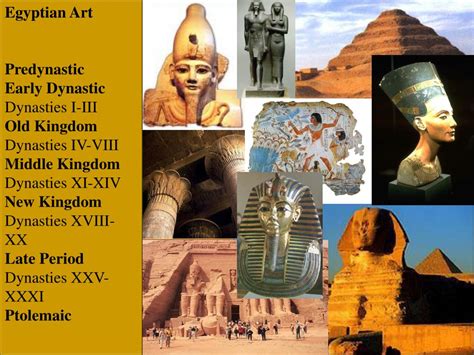 PPT - Egyptian Art Predynastic Early Dynastic Dynasties I-III Old Kingdom Dynasties IV-VIII ...