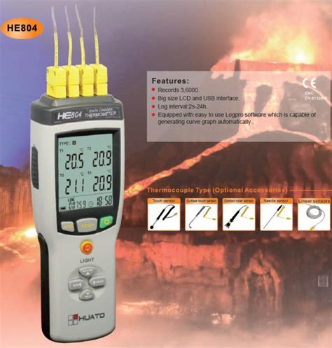 Wireless Thermocouple Data Logger / Multi Channel Temperature Data Logger