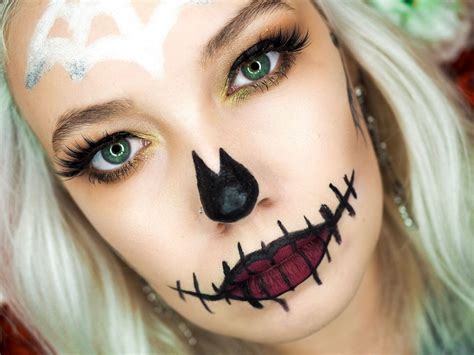 Easy And Fun Sugar Skull Makeup For Halloween - Black Tulip Beauty