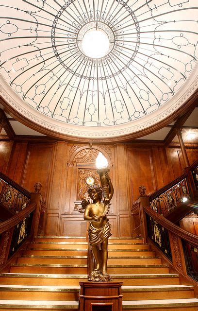 The Grand Staircase Titanic Artifacts Titanic History Titanic | Images ...