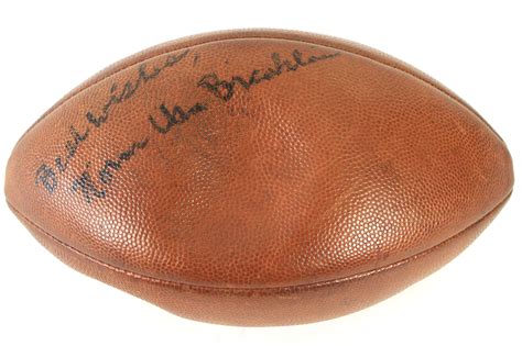 Lot Detail - 1960 Norm Van Brocklin Philadelphia Eagles Signed ONFL ...