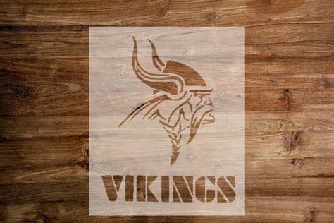 Minnesota Vikings Logo Stencil