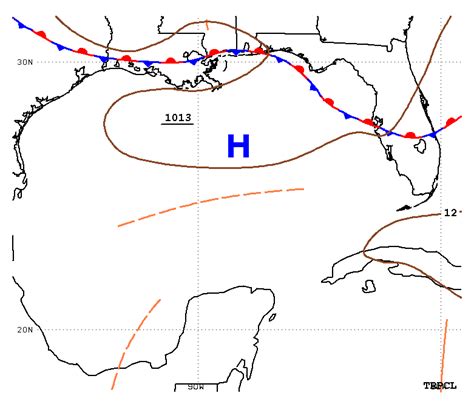 Marine Graphical Composite Forecast Map for Gulf of Mexico Offshore Waters