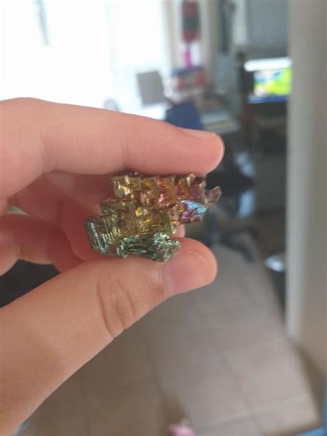 My new bismuth gemstone : interestingasfuck