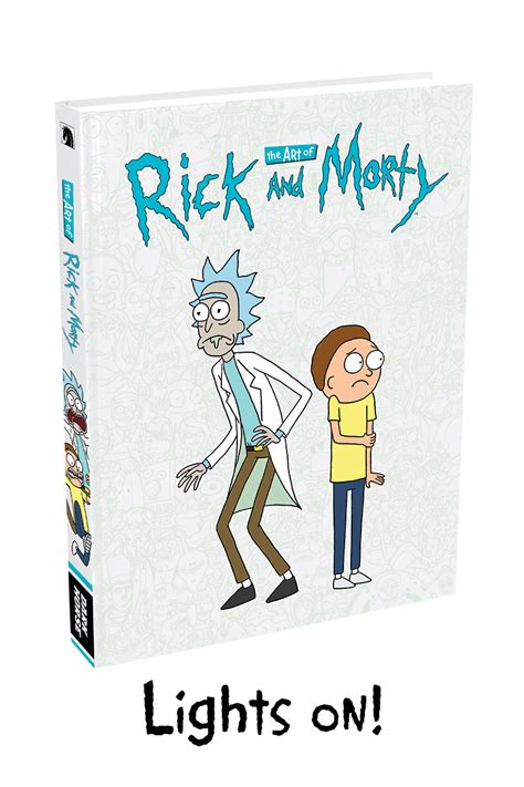 The Art of Rick and Morty Glow-in-the-Dark Cover, New Art Pages Revealed - IGN