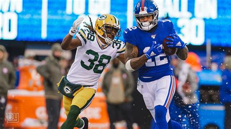 Giants vs. Packers postgame notes & stats