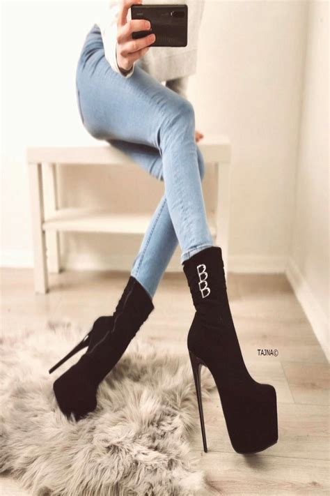 TajnaBabe Custom Boots Just Delicious HOT Heels Worldwide Free Ship | Boots, Suede high heels ...