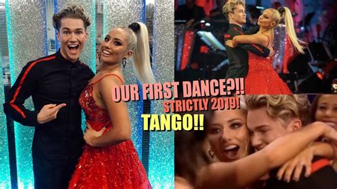 Our FIRST DANCE on STRICTLY!!! Behind the scenes! - YouTube