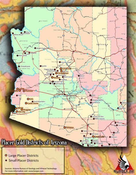 Placer Gold Districts of Arizona - Burgex Mining Consultants