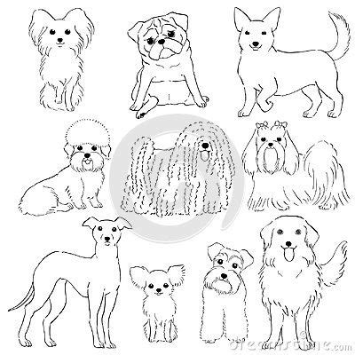 Wefalling: Cute Dog Small Dog Drawing Easy