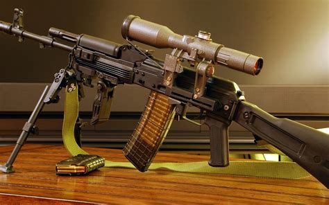 AK-101 Assault Rifle HD Wallpaper