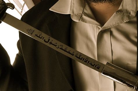 Islamic Calligraphy Sword | Islamic sword with the proclamat… | Flickr