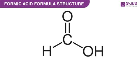 Formic Acid Formula - Chemical Formula For Formic Acid (Methanoic acid)