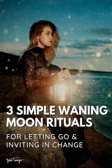 3 Simple Waning Moon Rituals To Help You Let Go | Letting go, Let it be ...