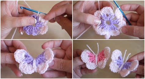 Pretty Crochet Butterflies - Free Pattern - DIY 4 EVER