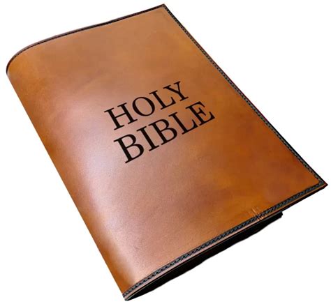 Leather HOLY BIBLE Cover Custom Size & Personalized Engraving | Custom ...