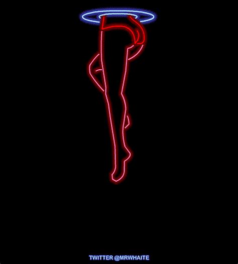 Neon Movie Posters by Michael Whaite | Neon signs, Neon, Neon art