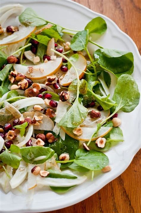 Shaved Fennel Asian Pear Salad with Pomegranate - Cafe Johnsonia | Recipe | Yummy salad recipes ...