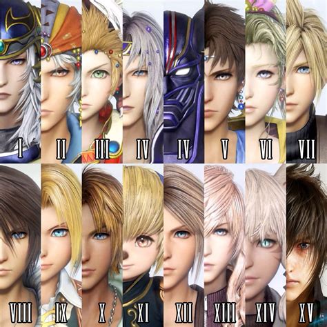 Final Fantasy Male Characters Names