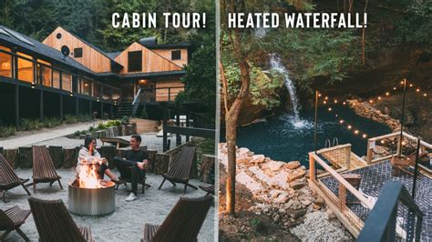 Epic Cabin w/ Natural Waterfall Swimming Hole that sleeps 18 | Touring The Cliffs at Hocking ...