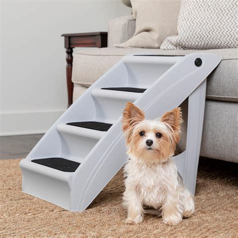 Amazon.com : PetSafe CozyUp Folding Dog Stairs - Pet Stairs for Indoor ...