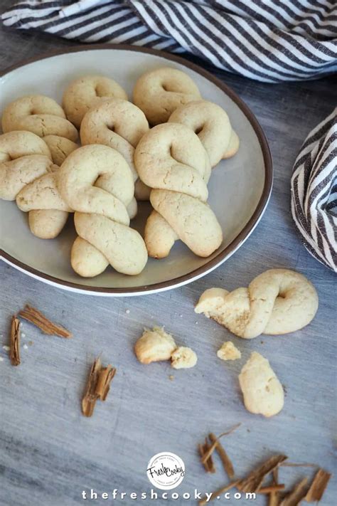 Greek Butter Cookies | Koulourakia • The Fresh Cooky