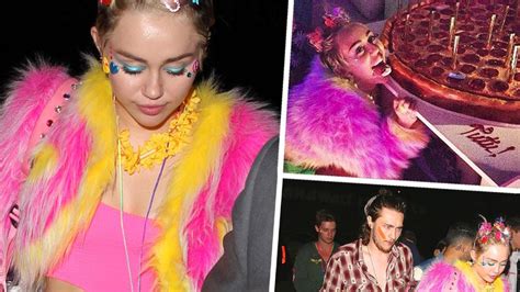 Miley Looks Like A Muppet At Her Raunchy Birthday Celebration