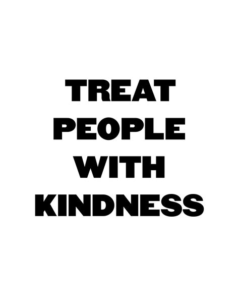 Treat People With Kindness Acrylic Poster | Etsy