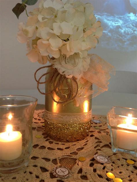 50Th Wedding Anniversary Table Centerpiece Ideas