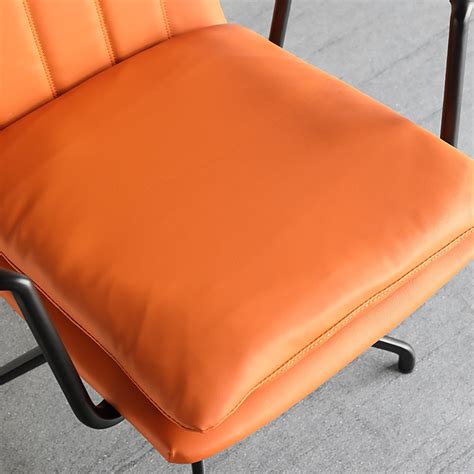 Orange Modern Creative Office Chair Home Study Desk Chair Backrest Armchair - Cocochairs