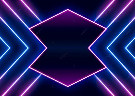 Neon Line Light Effect Presentation Background, Neon, Neon Light, Neon Line Effect Background ...