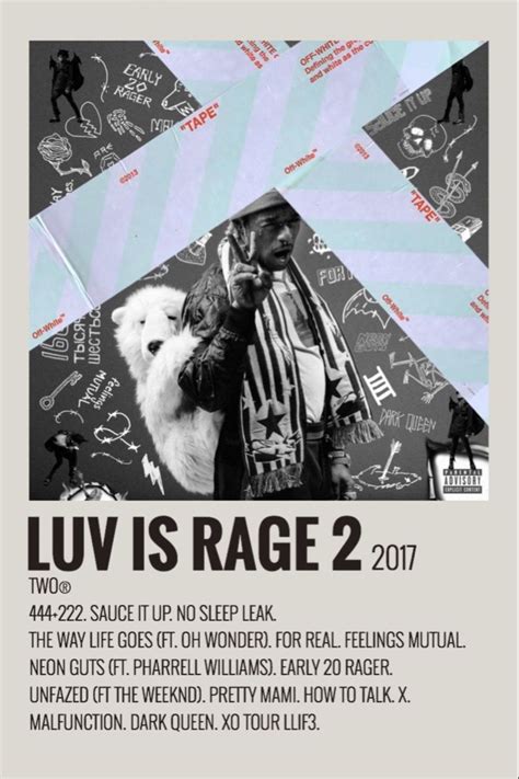 luv is rage 2 | Luv is rage 2, Music poster ideas, Music poster design