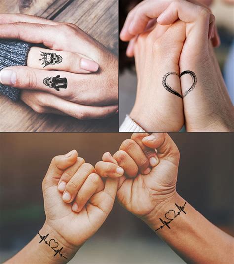 Cute Matching Relationship Tattoos