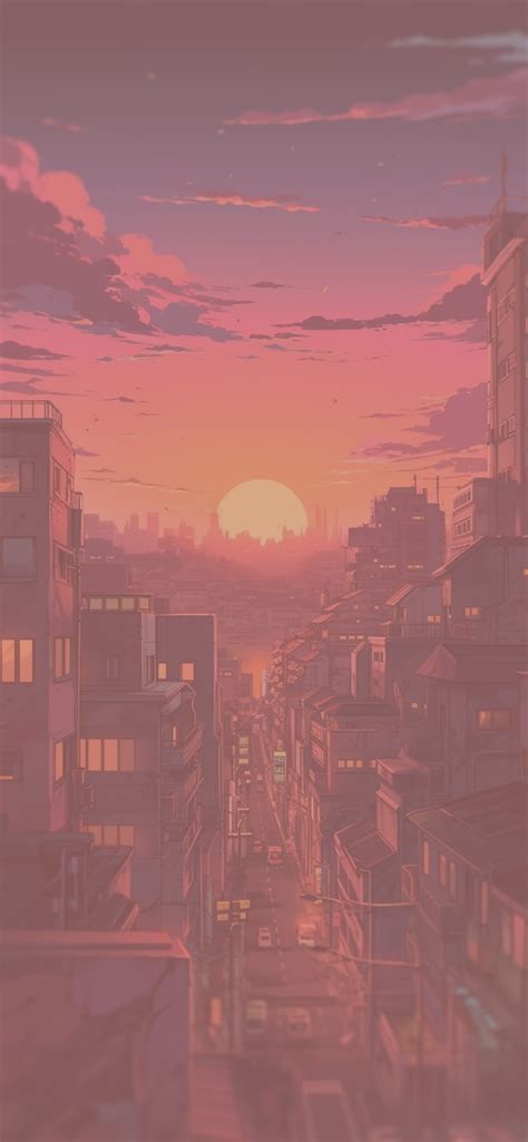 City & Sunset Anime Background Wallpapers - Anime Wallpapers