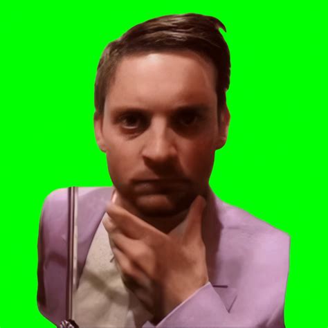 Tobey Maguire Happy To Sad Face meme (Green Screen) – CreatorSet