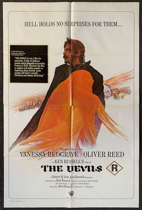 All About Movies - The Devils Poster One Sheet USA Original 1971 Ken Russell Horror Witchcraft