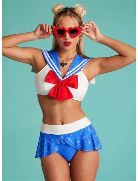 Sailor Moon Cosplay Swim Top | Hot Topic