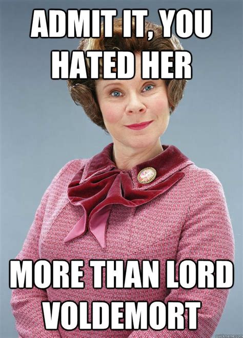 Harry Potter Memes Clean Umbridge - Inter disciplina