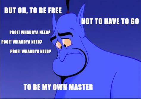 Aladdin’s Genie is still hilarious.... | Pixar funny, Disney quotes, Funny quotes