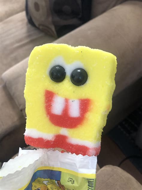 Near Perfect SpongeBob Ice Cream Bar : r/spongebob